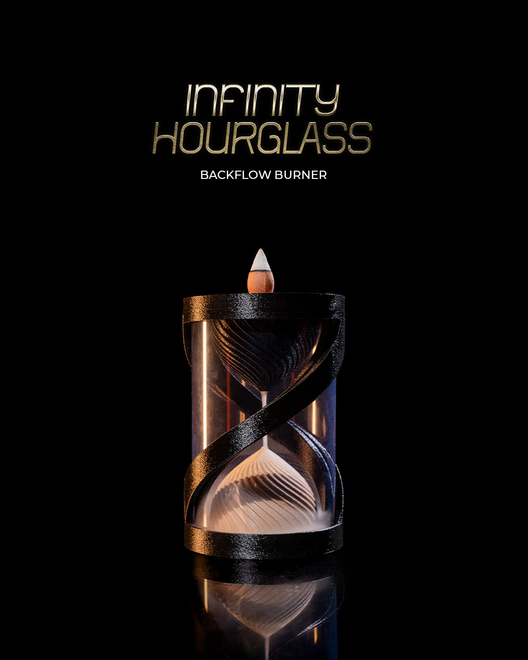 Infinity Hourglass Backflow Burner